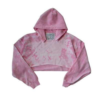 "OVERLY" Cropped Boyfriend fit hoodie