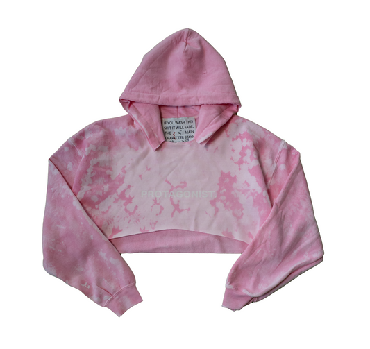 "OVERLY" Cropped Boyfriend fit hoodie