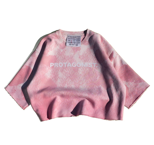 Concrete Rose Cropped Sweater