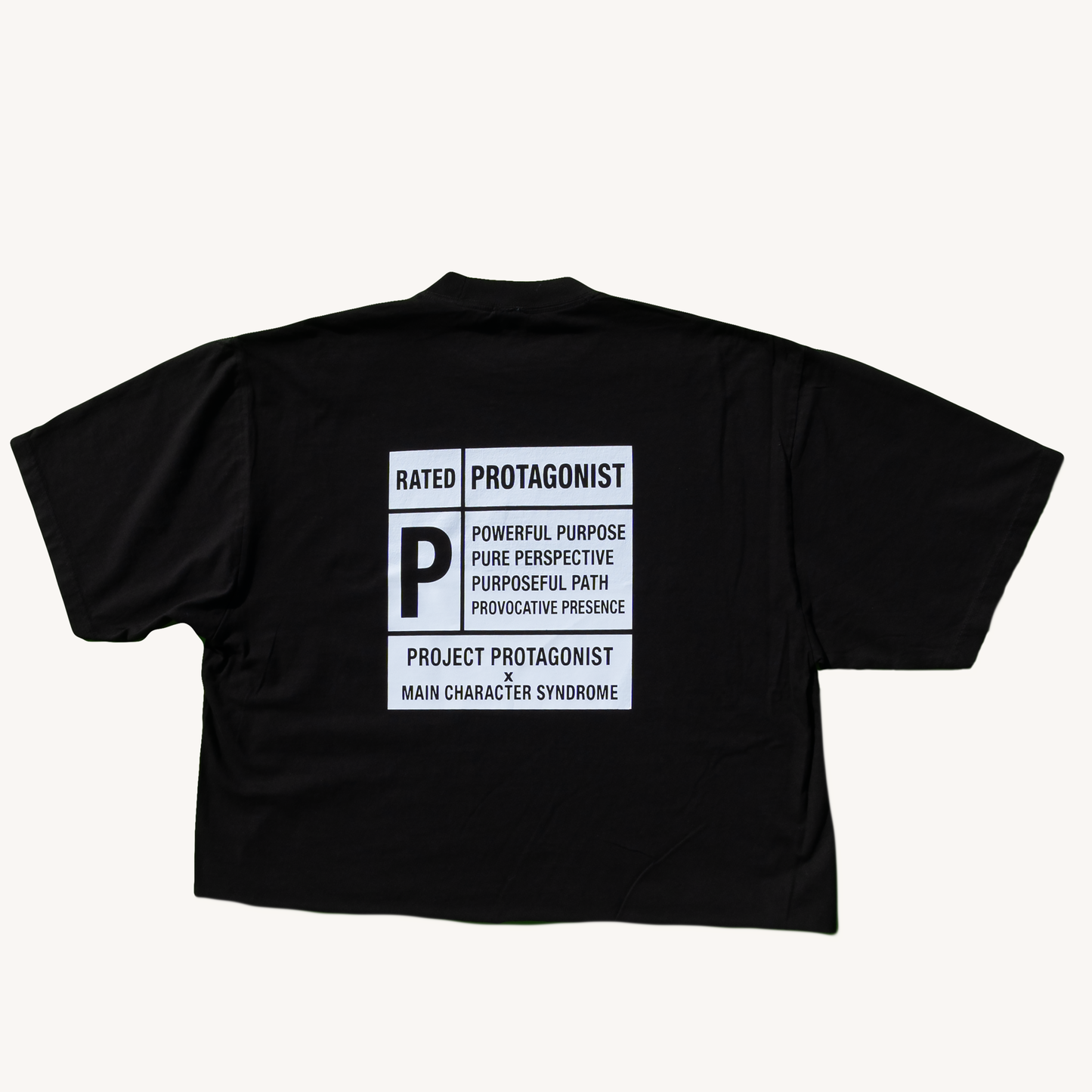 Protagonist - Rated P Drop Shoulder Tee(black)