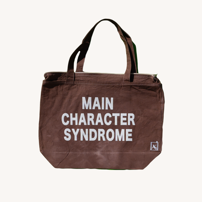 The “Cocoa Arc” Canvas Tote – Main Character Syndrome Collection