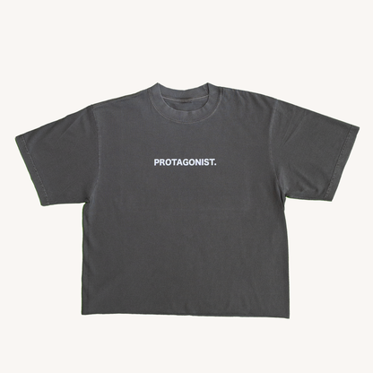 "CAST CREW CROP" Grey - Main Character Syndrome Collection