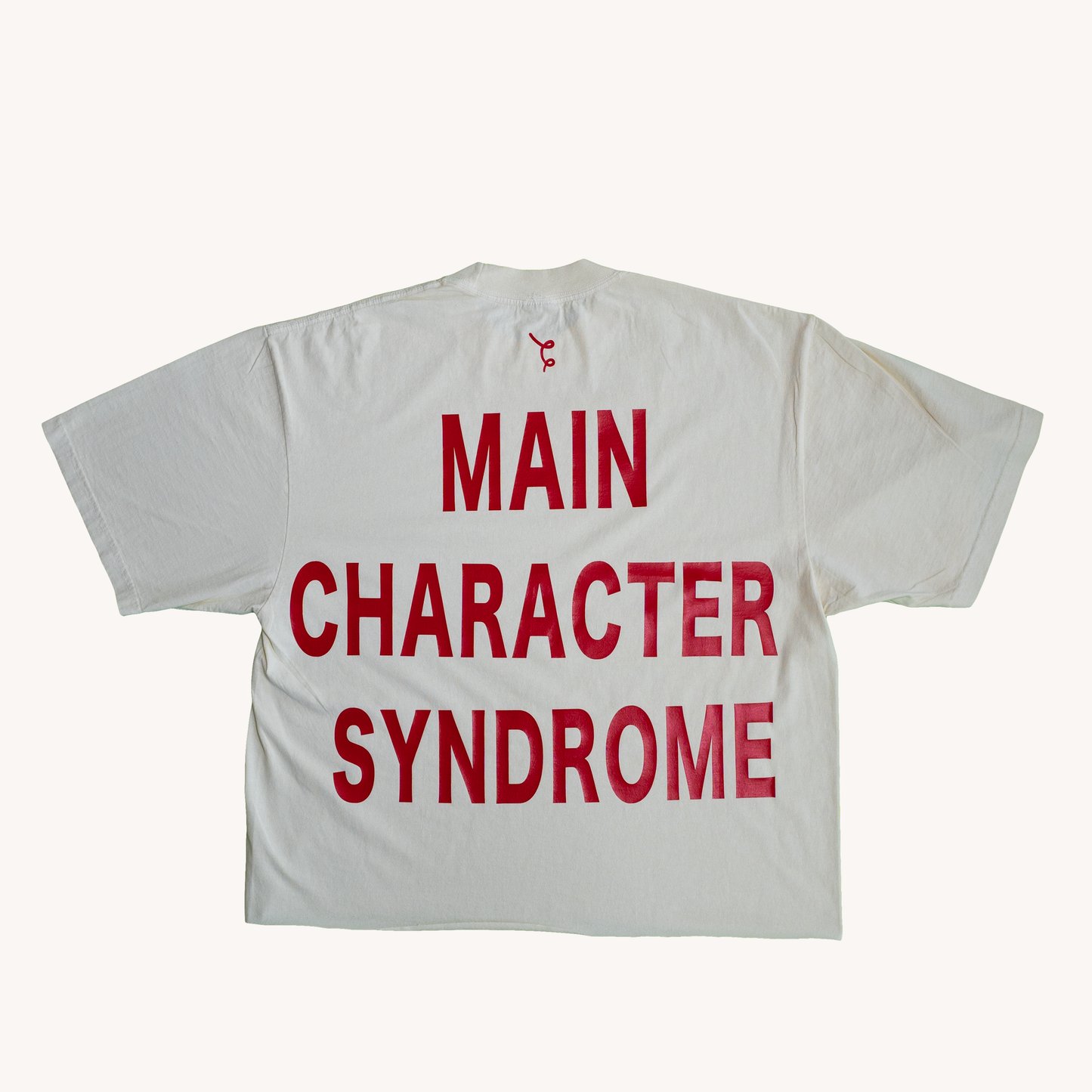 "CAST CREW CROP" Cream - Main Character Syndrome Collection