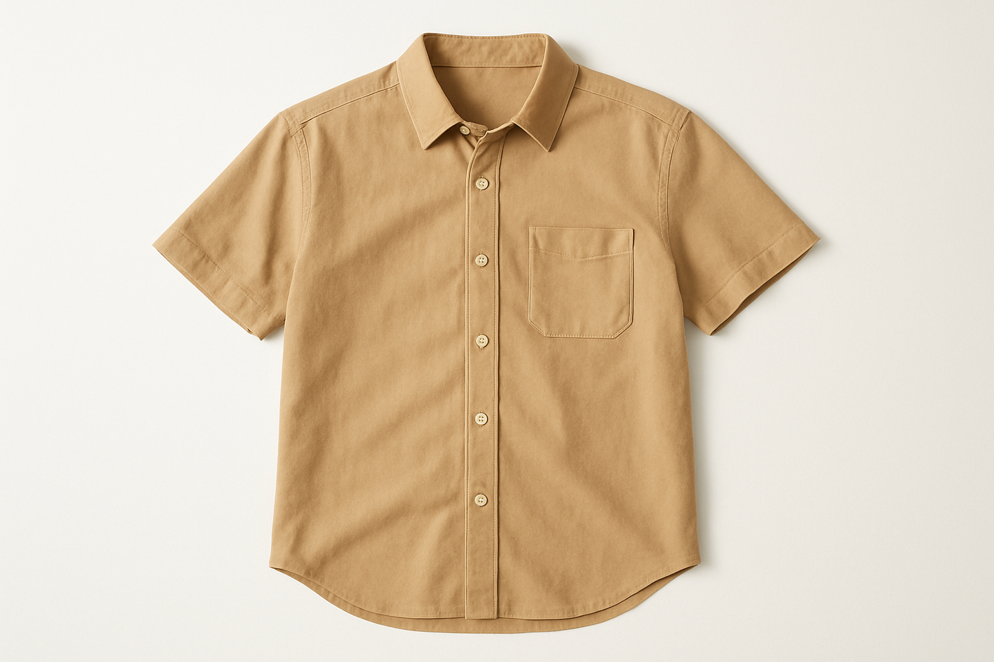 tan shirt
