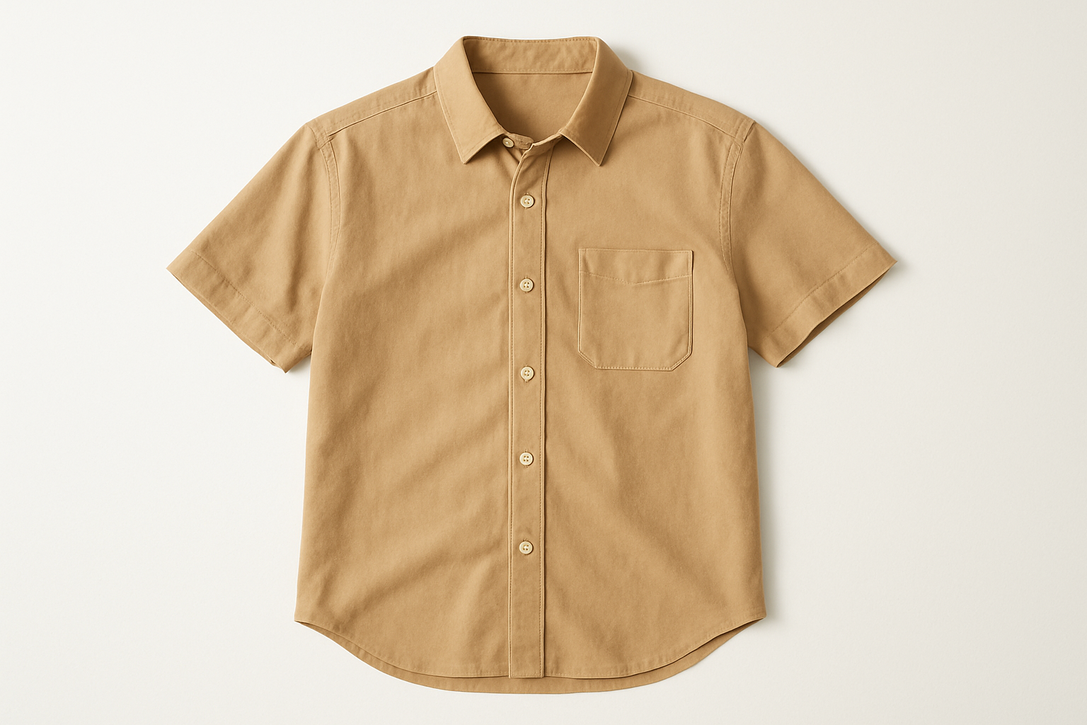 tan shirt